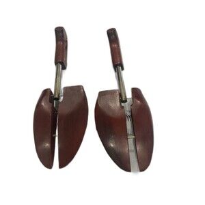 Vintage Shoe Stretchers Split -Toe Wood #6 Rochester Shoe Tree Co